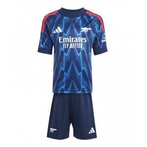 Fotbalové Dres Arsenal Dětské Venkovní Oblečení 2025-26 Krátký Rukáv (+ trenýrky)